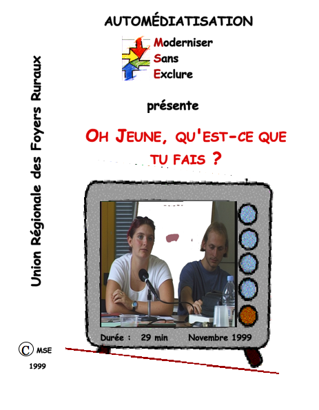 jacquette film Oh jeune, Qu'est ce que tu fais ?